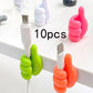 Thumb Hook Cable Organizer - Adhesive - 10 pcs